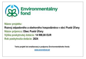 Rozvoj odpadového hospodárstva